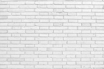 White Brick Wall Background in Rural room. Abstract Weathered Texture Stained Old Stucco.