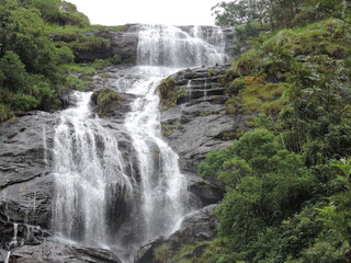 waterfall in the jungle