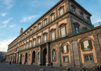 Fototapeta na wymiar Royal Palace of Naples
