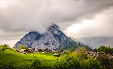 Foto op Canvas Switzerland landscape. © Alexandru Staiu