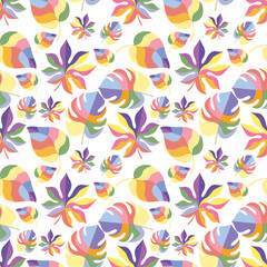 pattern design with cute ornament