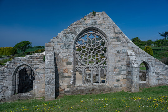Abbay of Languidou, old ruins, France