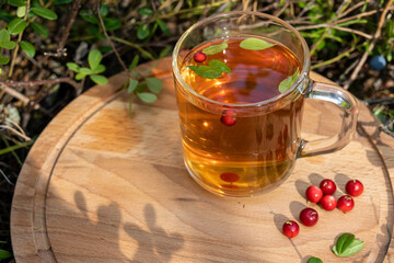 Лечебный натуральный чай с ягодами
