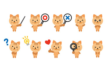 猫　キャラセットB