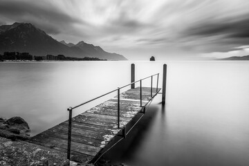 Jetty on Lake Geneva