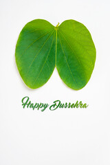 Indian festival dussehra , green leaf