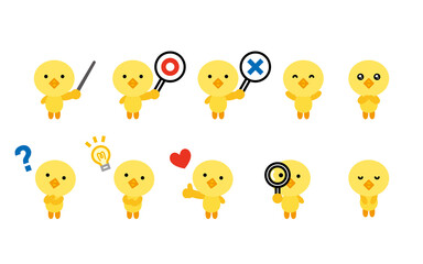 ヒヨコ　キャラセットB © Na2