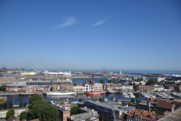 Naklejka premium Vu sur Dunkerque