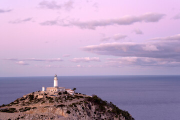 Faro de Formentor. Peninsula de Formentor. Pollença.Sierra de Tramuntana.Mallorca.Islas Baleares. Spain.