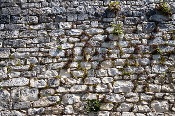 Stone brick masonry natural stone background for design