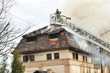 A fire in a building that no longer exists. part 24 © Marcin