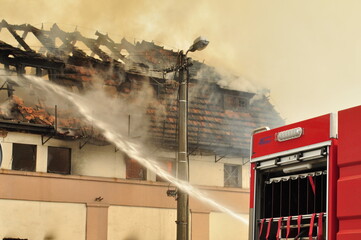 A fire in a building that no longer exists. part 21 © Marcin