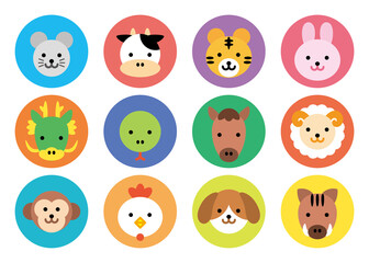 十二支アイコンセットB