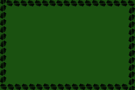 dark green border