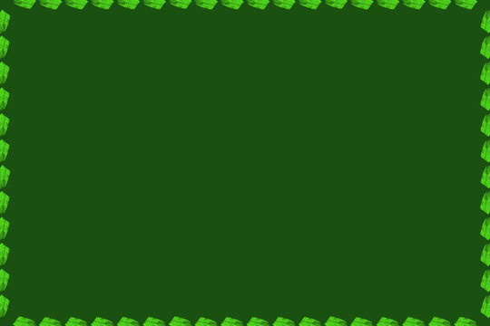 green border background