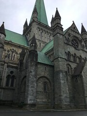 Fototapeta na wymiar Old Norway cathedral
