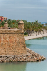 muralla renacentista, siglo XVIII, Palma, mallorca, islas baleares, espa&ntilde;a, europa