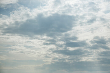 雲がかった空
