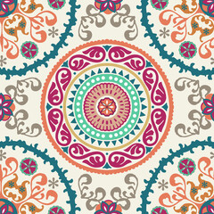 Mandala african vintage abstract antique pattern. Vector illustration. pattern can be used for ceramic tile, wallpaper, linoleum, textile, web page background.