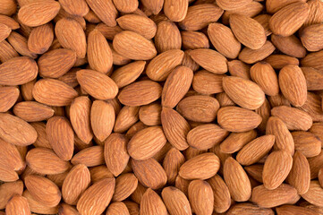 Almonds Background, Almond stacks for a background concept,For vegetarians.