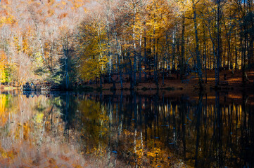 Yedigoller or Seven Lakes National Park in Turkey