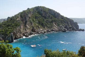 Bucht bei paleokastritsa, Korfu