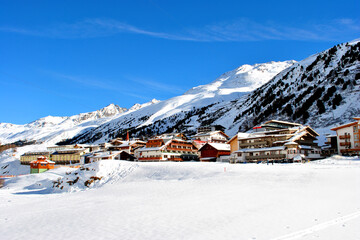 Obergurgl Hochgurgl Otztal Ski resort in the Western Tyrol Austrian Alps Austria