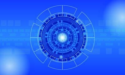 Obraz premium abstract technology background