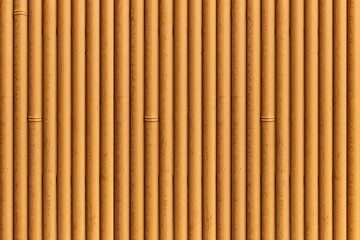 Bamboo wall or Bamboo fence texture. Old brown tone natural bamboo fence texture background