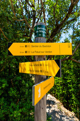 Hiking Trails, Gorges du Verdon Natural Park, Alpes Haute Provence, France, Europe