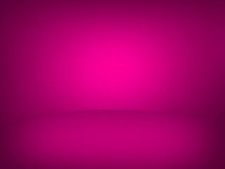 Fototapeta premium A product presentation backdrop of en empty solid color room with a round oval floor - violet