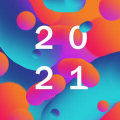 New Year 2021 background