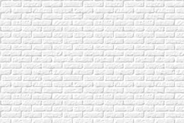 White wall background. Light brick texture. Background stone white wall. Urban texture. Vector