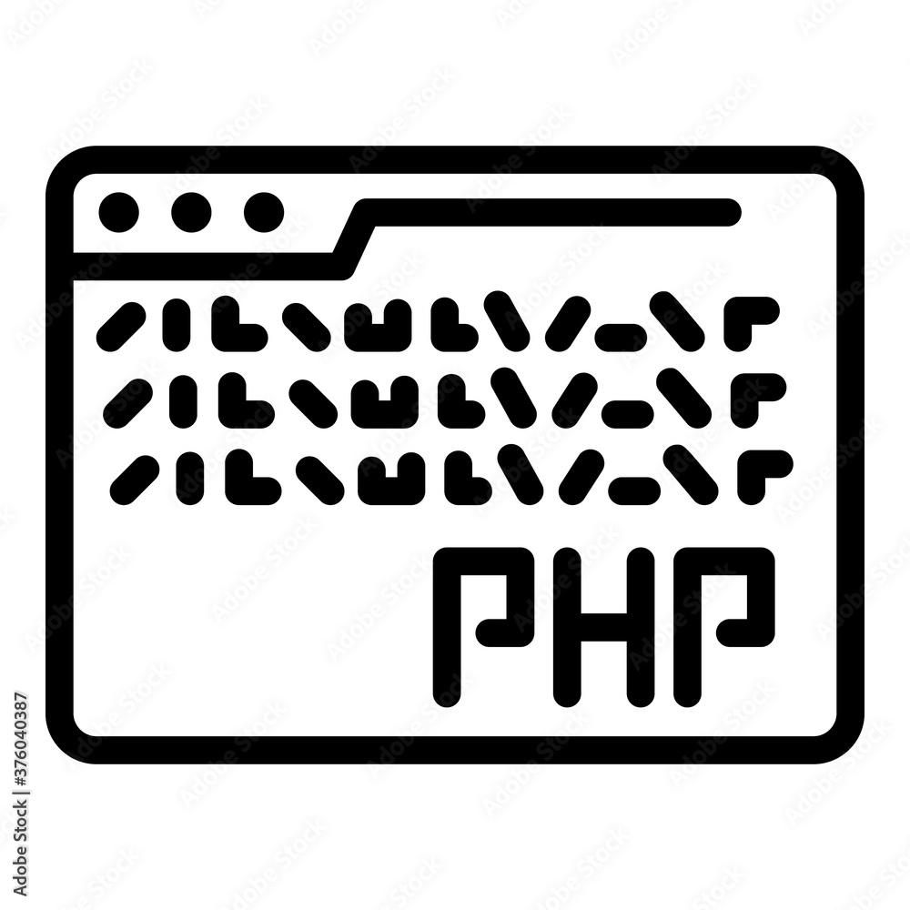 Poster website browser icon. outline website browser vector icon for web design isolated on white backgroun