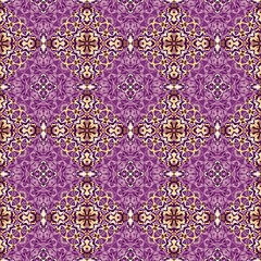 Abstract mosaic art pattern. Seamless ornament.