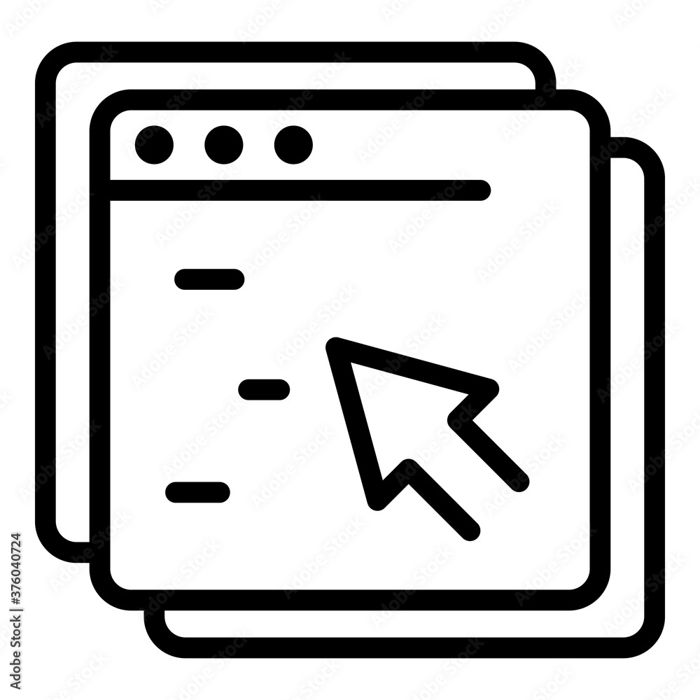 Poster internet access icon. outline internet access vector icon for web design isolated on white backgroun