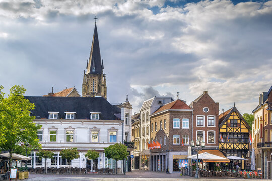 Sittard market square, Netherlands