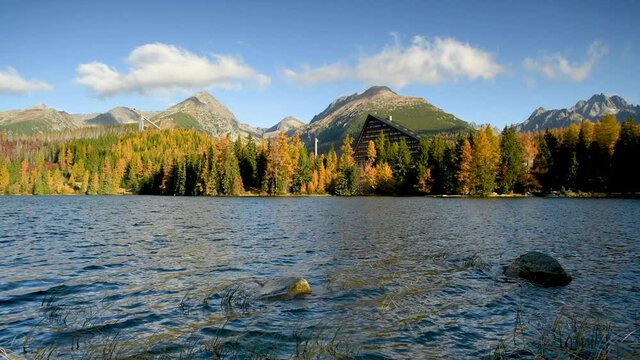 Strbskie pleso during autumn - Slovakia