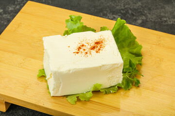 Greek traditional soft feta cheese