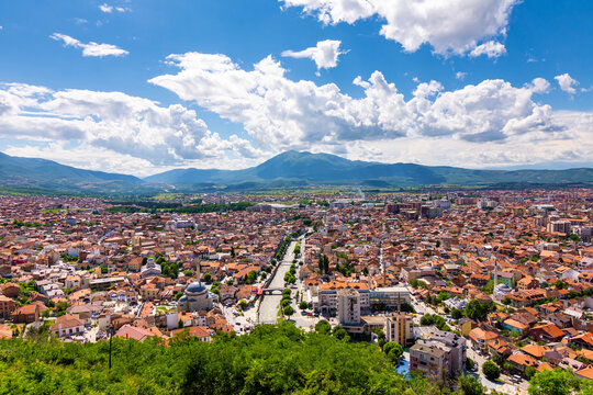 View over Prizren, a city in Kosovo. 