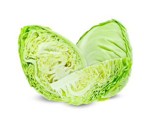 cabbage on white background