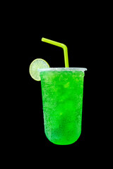 Green grape soda sweet water