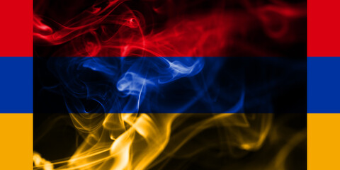 Armenia smoke flag