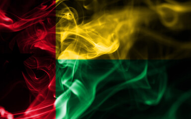 Guinea-Bissau smoke flag