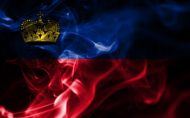 Liechtenstein smoke flag