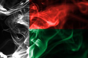 Madagascar smoke flag