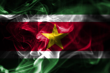 Suriname smoke flag