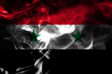 Syria smoke flag