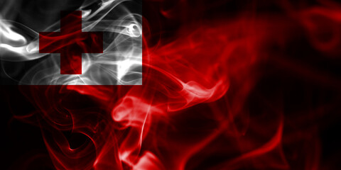 Tonga smoke flag