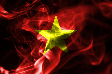 Vietnam smoke flag